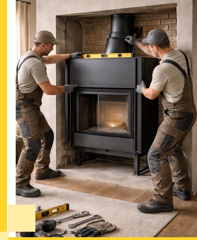 Установка каминных топок в Апшеронске под ключ от 18446 р. | ЭриданПшр