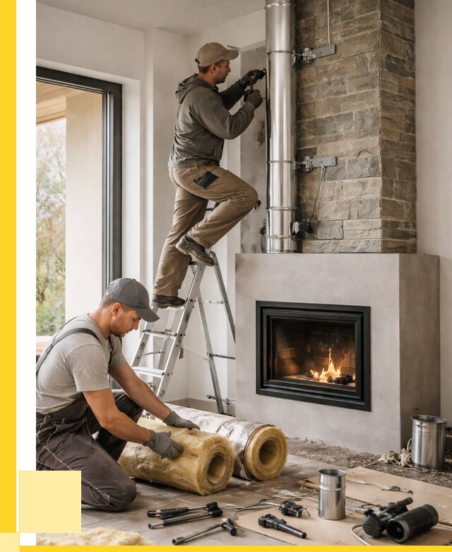 Монтаж дымоходов для каминов в Апшеронске от 15372 р. ЭриданПшр