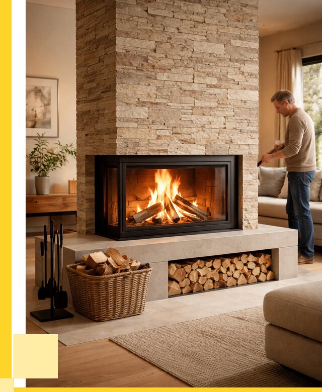 Дровяной камин под ключ в Апшеронске от 204960 р. | ЭриданПшр