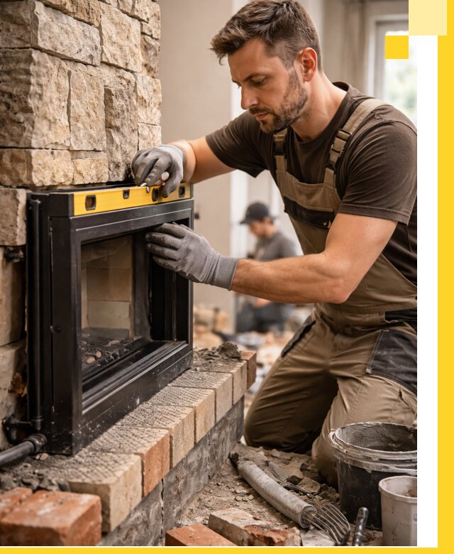 Дровяные камины под ключ в Апшеронске: монтаж, обустройство