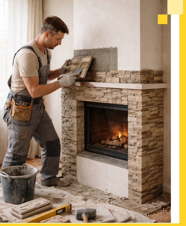 Изготовление и монтаж каминов для дома под ключ в Апшеронске