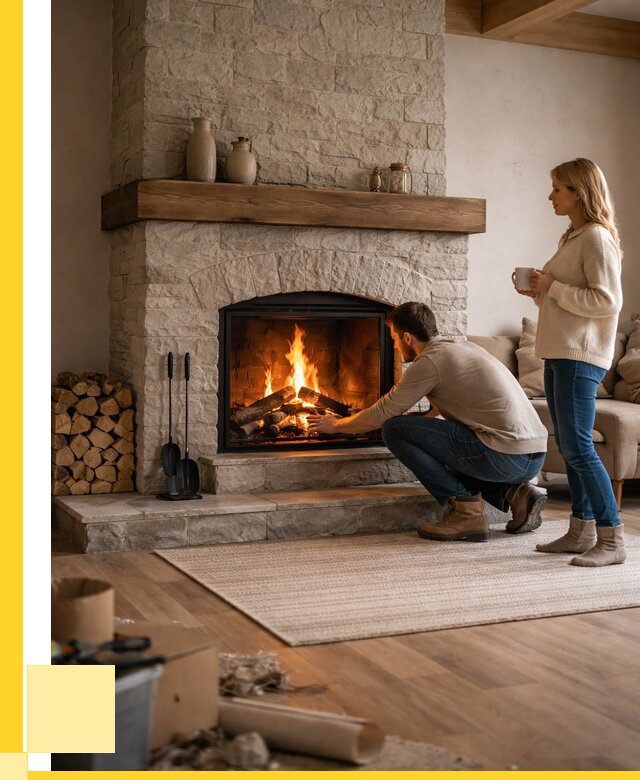 Камины для загородного дома в Апшеронске от 358680 р., ЭриданПшр