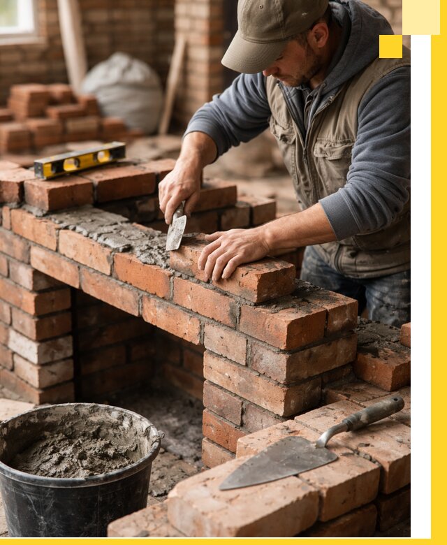 Кладка каминов под ключ в Апшеронске профессиональная отделка и монтаж