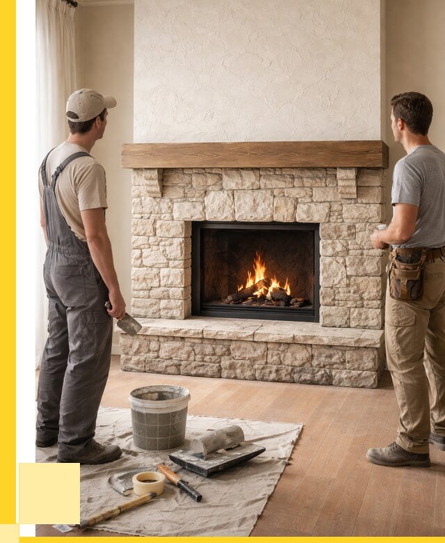 Отделка каминов в Апшеронске от 6661 р. под ключ | ЭриданПшр