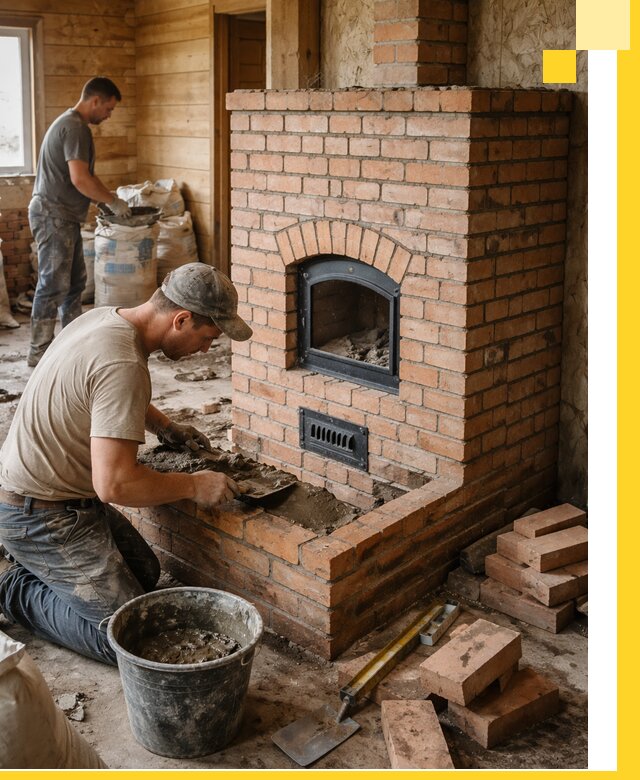 Профессиональное строительство печей в Апшеронске под ключ