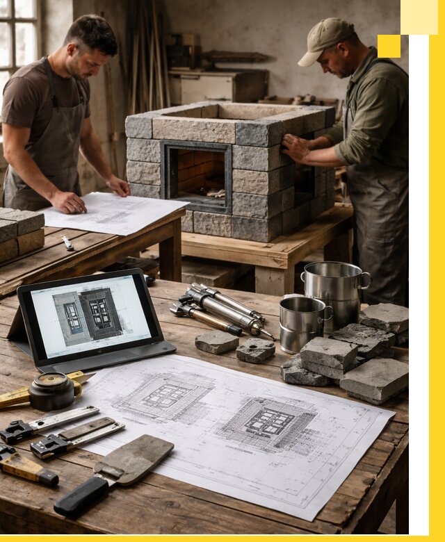 Разработка проектов печей с согласованием и монтажом в Апшеронске