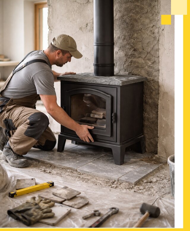 Профессиональный монтаж печей и каминов в Апшеронске под ключ