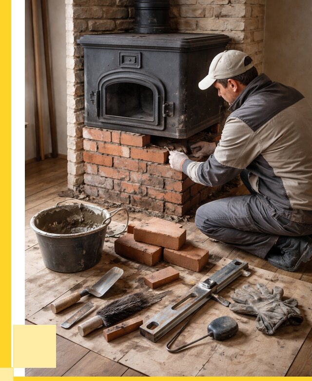 Ремонт печей в Апшеронске от 12298 р., услуги печника ЭриданПшр