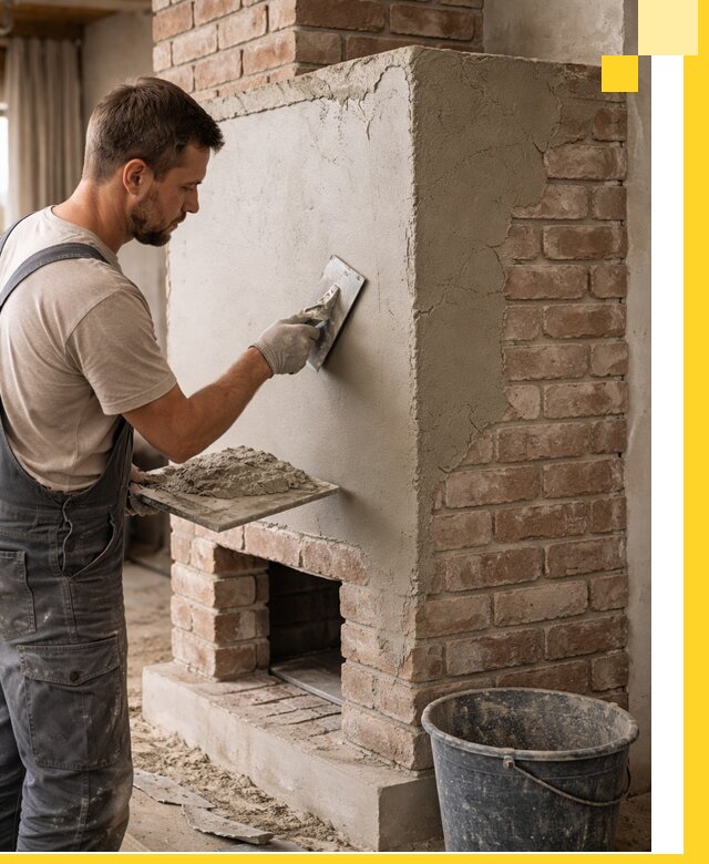 Отделка печей и облицовка каминов в Апшеронске под ключ