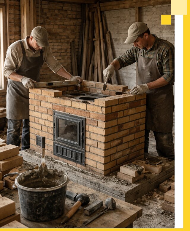 Изготовление и установка варочных печей под ключ в Апшеронске