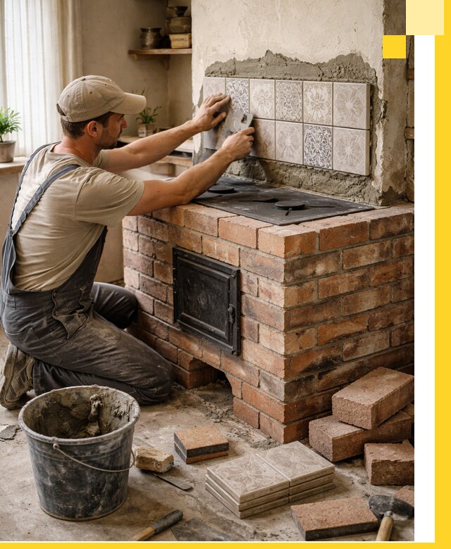 Печи с плитой на заказ монтаж гарантия и сервис в Апшеронске