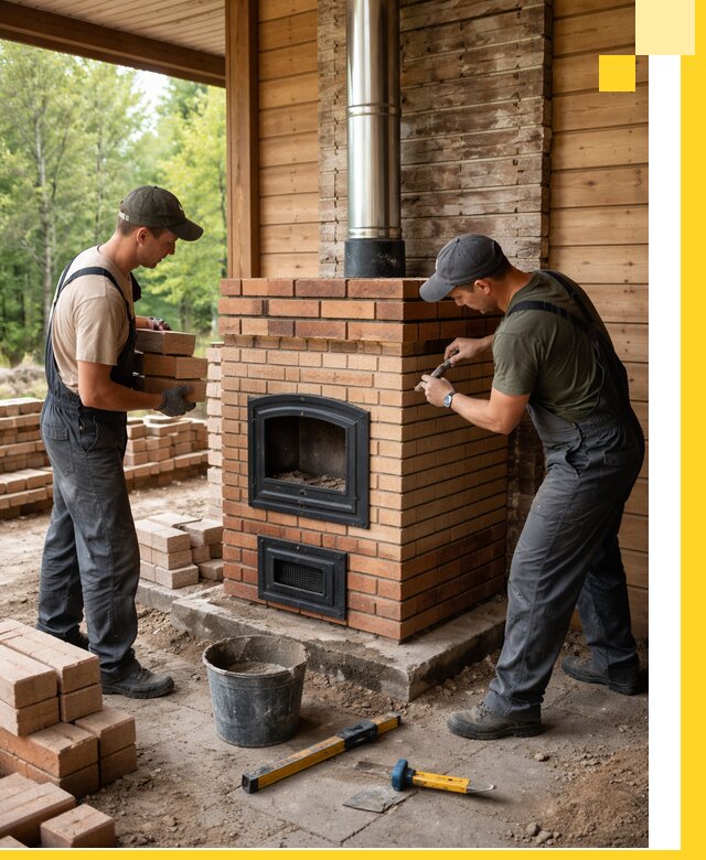 Производство и установка дачных печей под ключ в Апшеронске