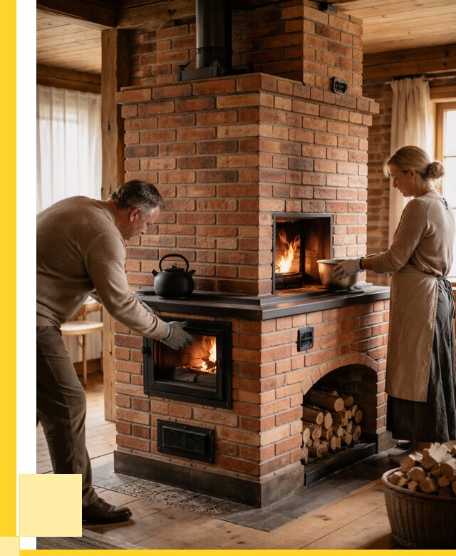 Печи для загородного дома под ключ в Апшеронске от 81984 р. | ЭриданПшр