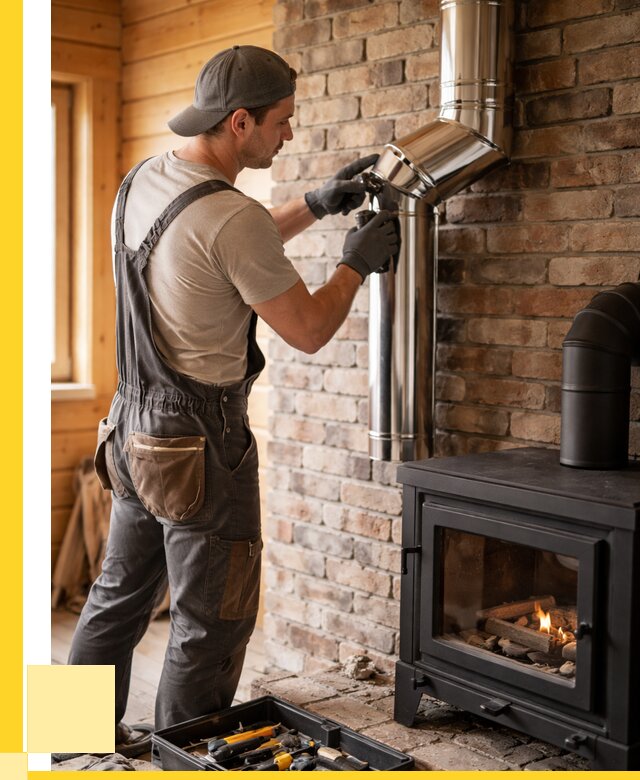 Монтаж дымоходов для печей в Апшеронске от 7686 р. | ЭриданПшр