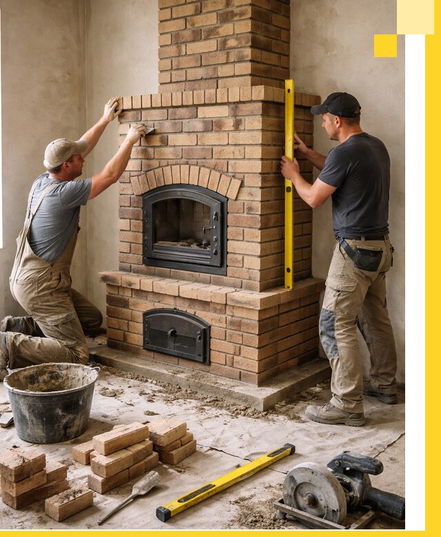 Продажа и установка печей и каминов для дома под ключ в Апшеронске