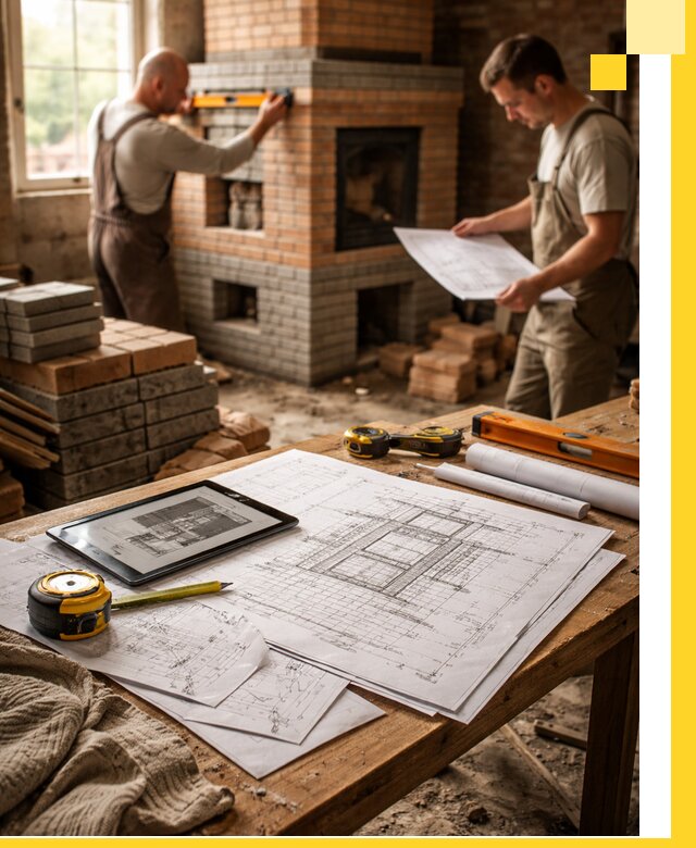 Проекты печей и каминов с индивидуальным дизайном в Апшеронске