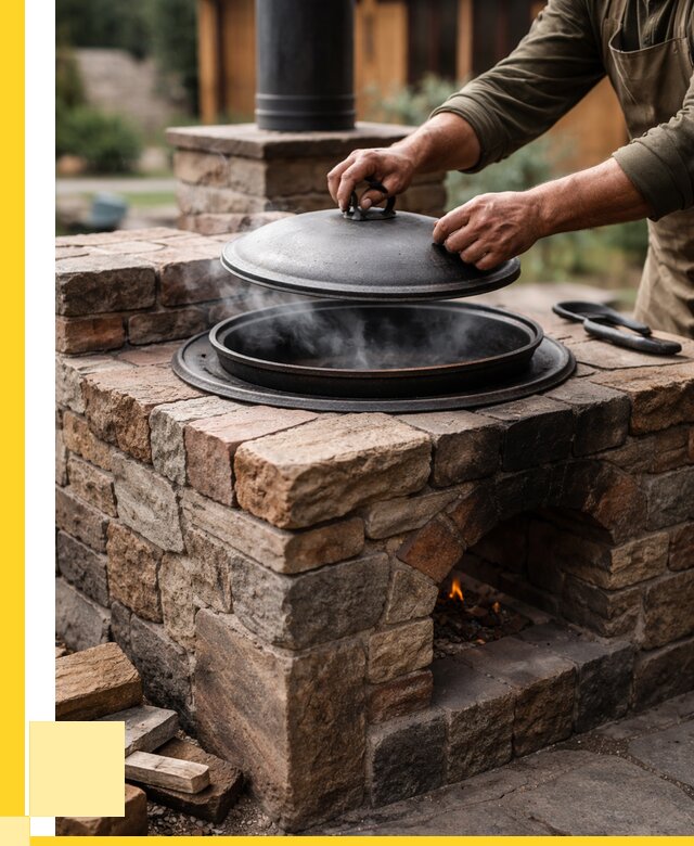 Печи для казана в Апшеронске по цене от 18446 р. | ЭриданПшр