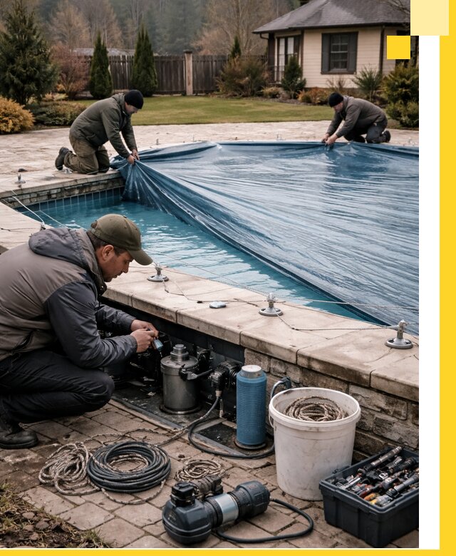 Консервация бассейнов в Апшеронске: подготовка к длительному хранению