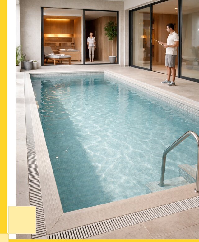 Отделка бассейна пленкой ПВХ в Апшеронске от 3587 р. - ЭриданПшр