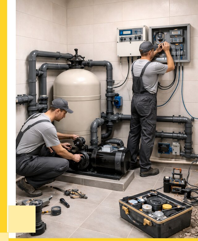 Монтаж оборудования для бассейнов в Апшеронске от 40992 р. | ЭриданПшр