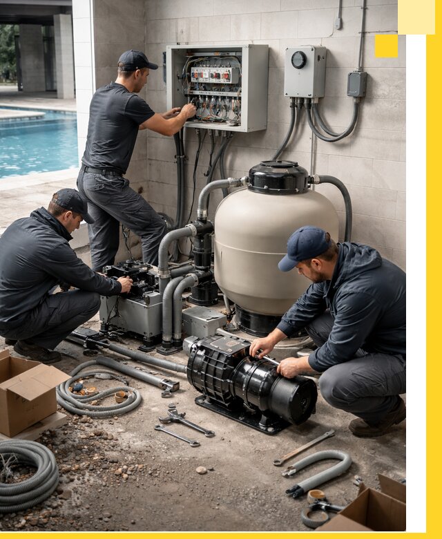 Профессиональный монтаж оборудования для бассейнов в Апшеронске