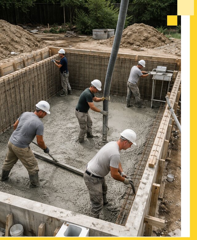 Строительство бетонных бассейнов под ключ в Апшеронске