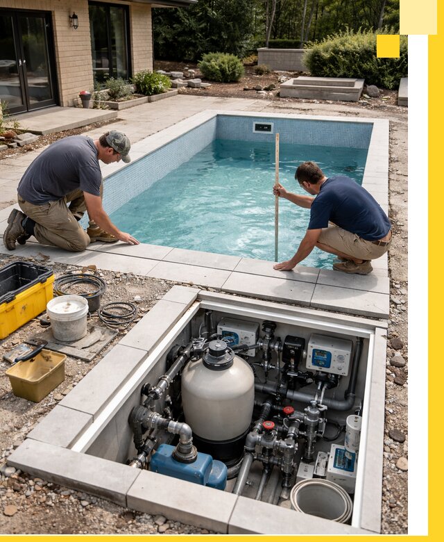 Строительство качественных домашних бассейнов под ключ в Апшеронске