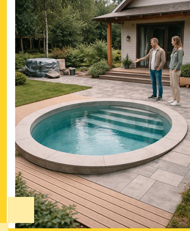 Бассейн на даче под ключ в Апшеронске от 204960 р., ЭриданПшр