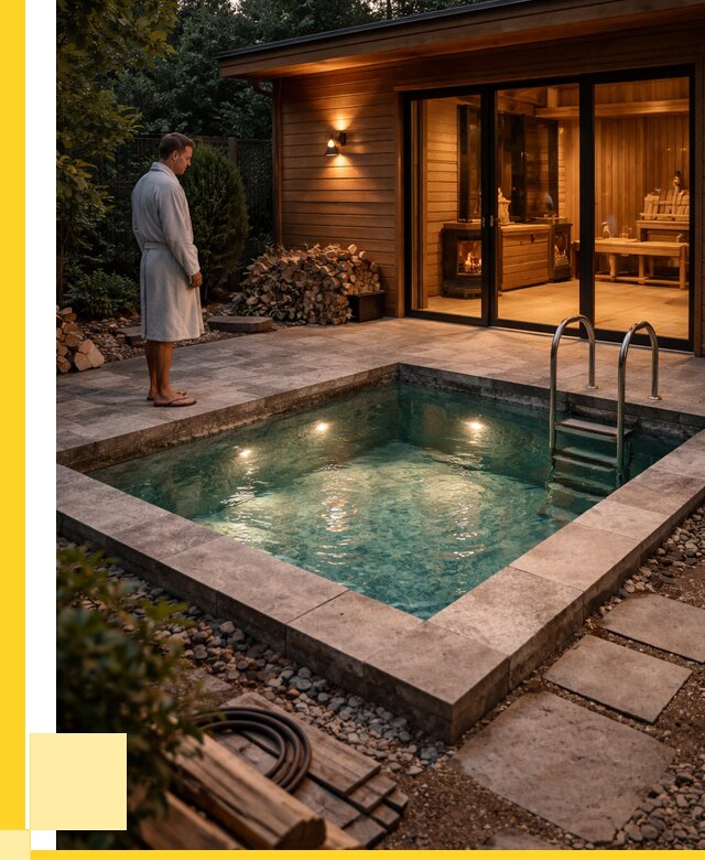 Бани с бассейном под ключ в Апшеронске от 97356 р. | ЭриданПшр