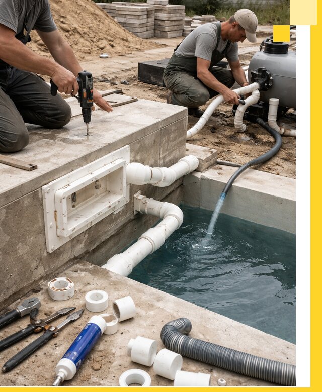 Строительство скиммерных бассейнов под ключ в Апшеронске