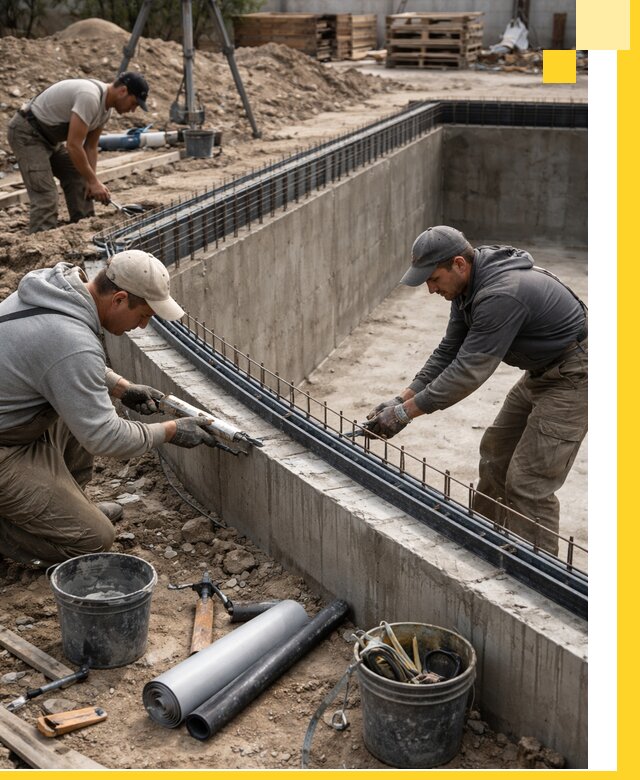 Качественный монтаж чаши бассейна в Апшеронске под ключ с гарантией