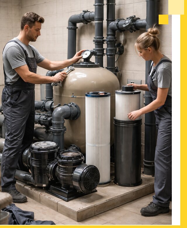 Фильтры и системы фильтрации для бассейнов в Апшеронске