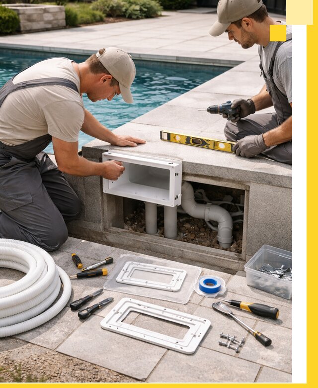 Поставка и установка скиммеров для бассейнов в Апшеронске