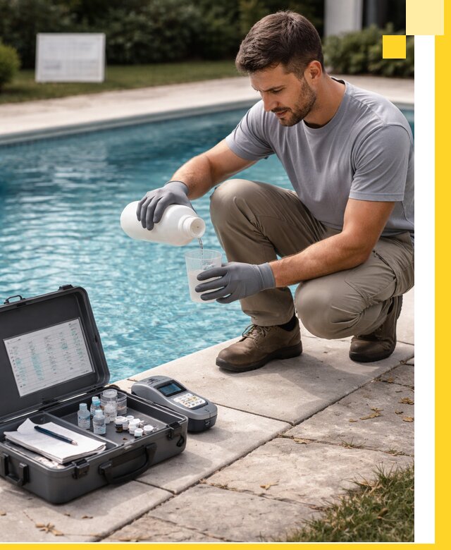 Профессиональная дезинфекция воды в бассейне в Апшеронске