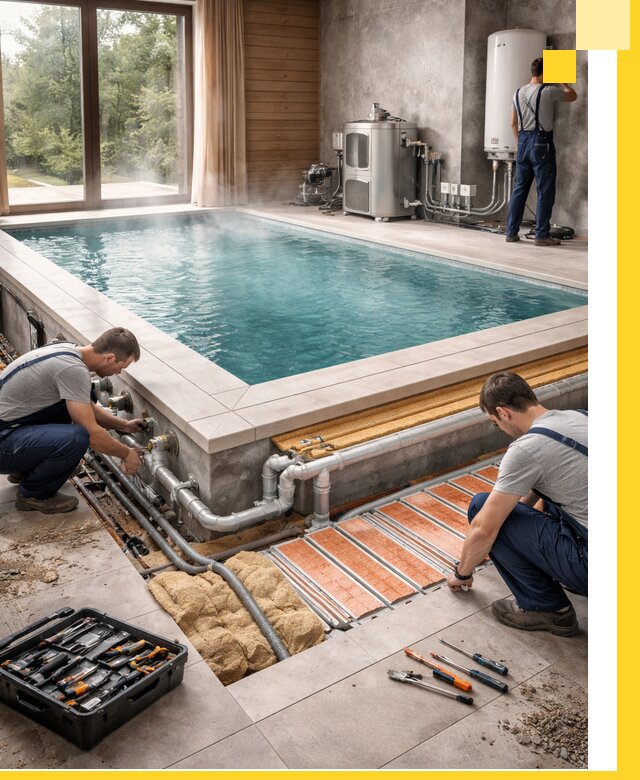 Проектирование и строительство тёплых бассейнов в Апшеронске