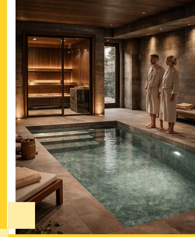 Сауна с большим бассейном в Апшеронске от 1229760 р. ЭриданПшр