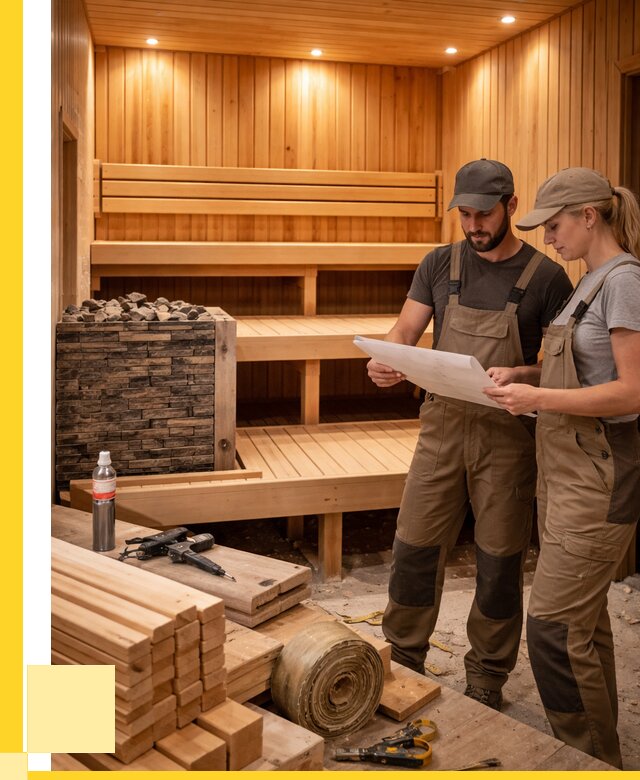 Строительство саун в Апшеронске под ключ от 256200 р., ЭриданПшр