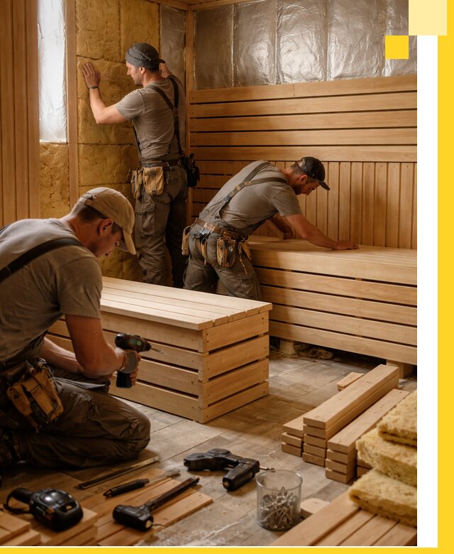 Профессиональное строительство саун под ключ в Апшеронске