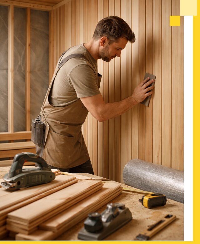 Профессиональная отделка саун и парных под ключ в Апшеронске