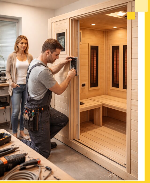 Инфракрасные сауны под ключ в Апшеронске продажа и установка