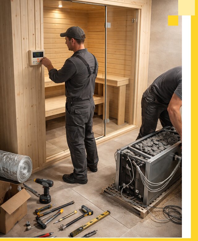 Поставка, установка и монтаж электрических саун в Апшеронске