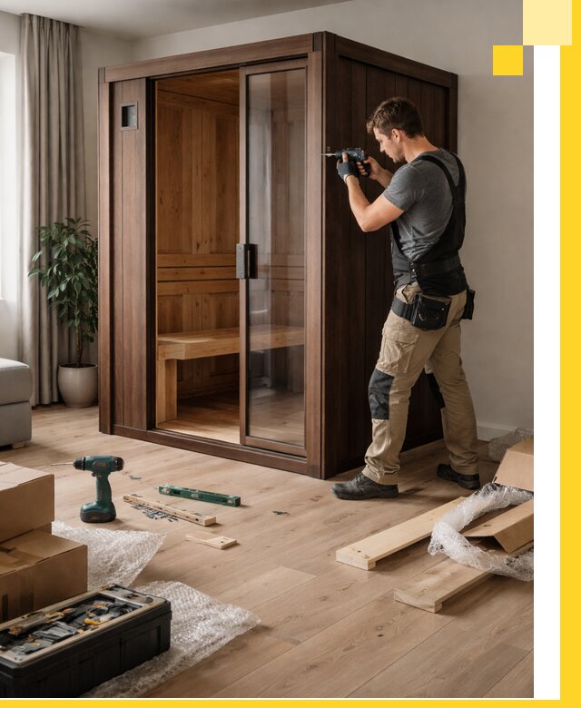 Установка и производство мини саун под ключ в Апшеронске