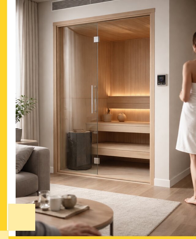 Сауна в квартире под ключ в Апшеронске от 122976 р. ЭриданПшр