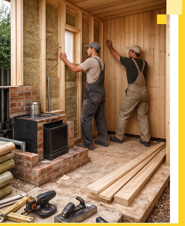 Строительство и установка дачных саун под ключ в Апшеронске