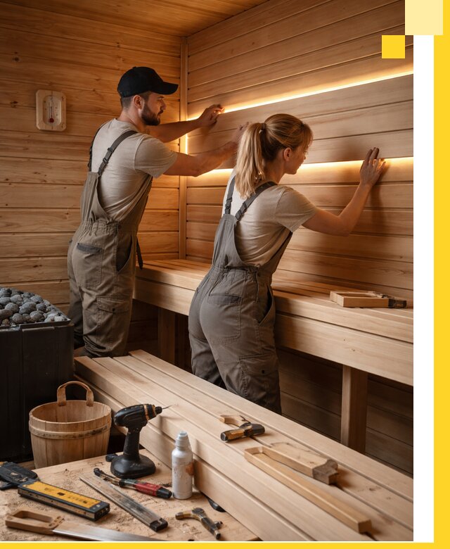 Дизайн саун и бань под ключ с индивидуальным проектом в Апшеронске