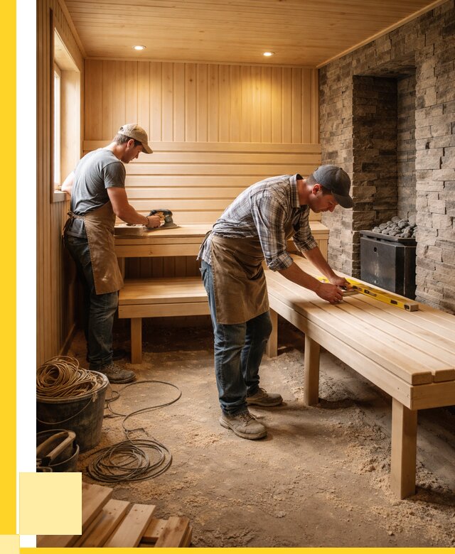 Отделка бани в Апшеронске: внутренняя отделка от 3074 р. | ЭриданПшр