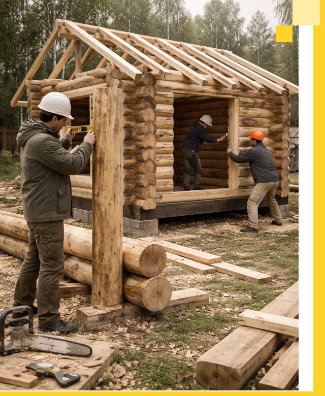 Строительство бань для дачи под ключ в Апшеронске с доставкой и монтажом