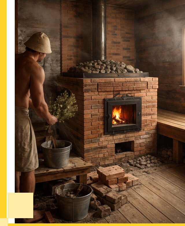 Кирпичные банные печи в Апшеронске от 92232 р. | ЭриданПшр