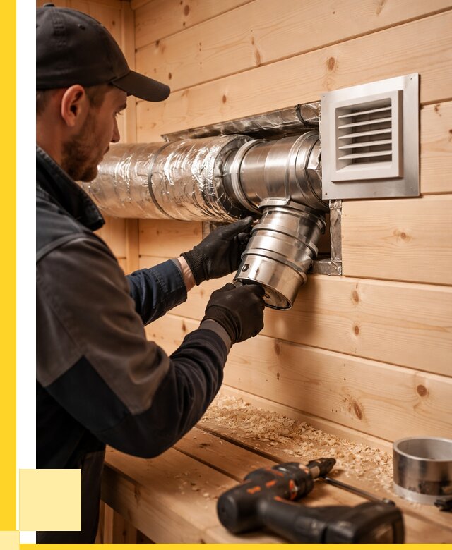 Монтаж вентиляции бани в Апшеронске от 12298 р. | ЭриданПшр