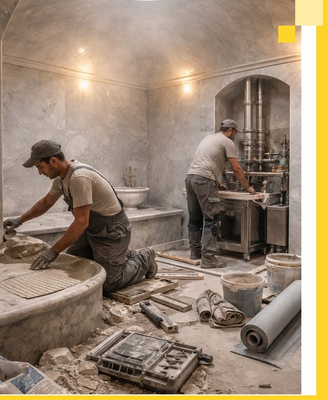 Строительство турецких бань хаммам под ключ в Апшеронске